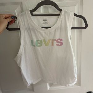 LEVIS white crop top | Small